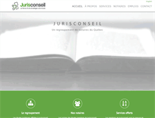 Tablet Screenshot of jurisconseil.com